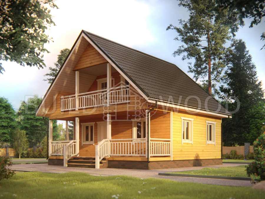 Проект дома из бруса