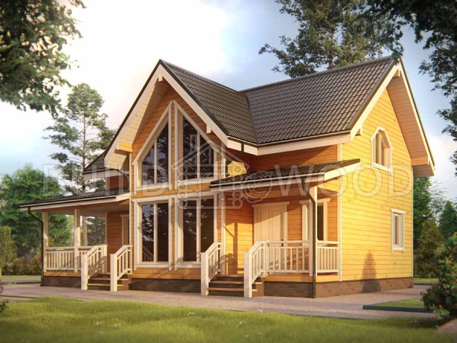 Проект дома из бруса