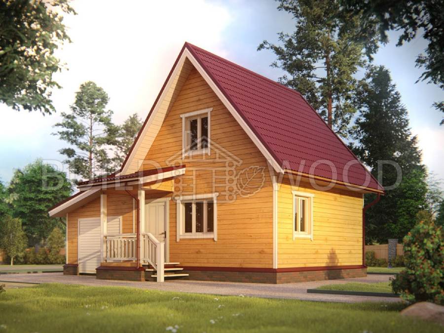Проект дома из бруса