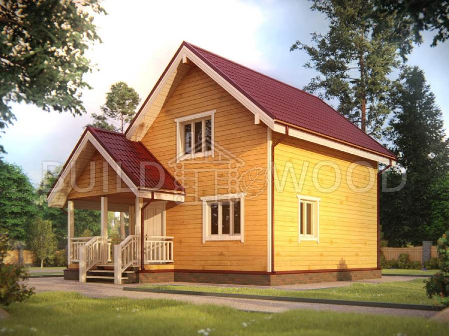 Проект дома из бруса